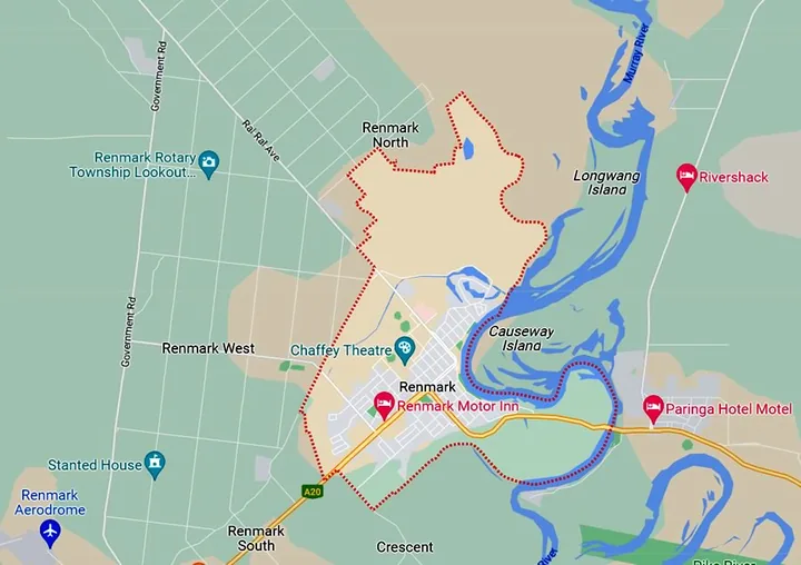 riverland renmark map